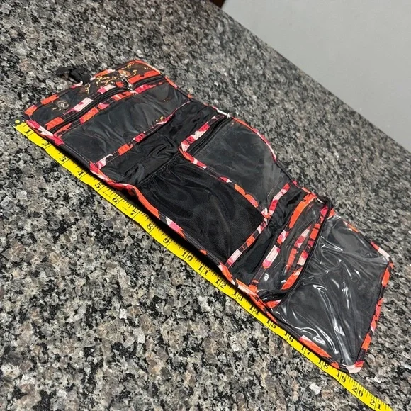 Nicole Miller Red and Black Cosmetic Bag EUC - Picture 11 of 11